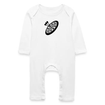 Dart Sport - Baby Bio Strampler - Weiß - Vorne