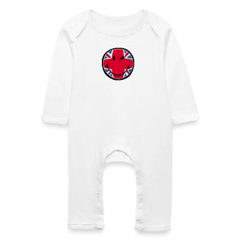 Smiley Great Britain - Baby Organic Romper - white - Front