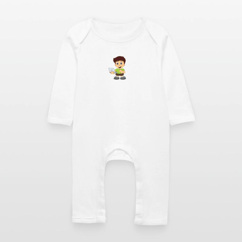 Computer Nerd Internet Baby Bio Strampler