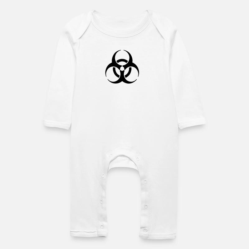 Biohazard - Baby Bio Strampler - Weiß