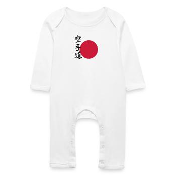 Karate do - Orient - Baby Organic Romper - white - Front