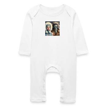 froid! - Grenouillère bio Bébé - blanc - Devant