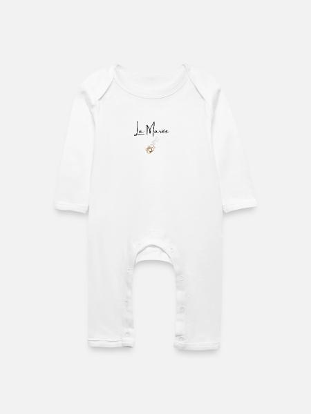 Die Braut - Baby Bio Strampler - Weiß