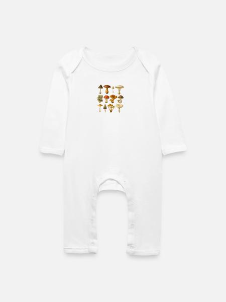 Champignons - Champignons - Champignons - Baby Bio Strampler - Weiß