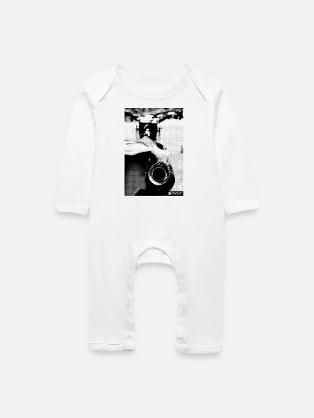 EXHAUST - Baby Bio Strampler - Weiß