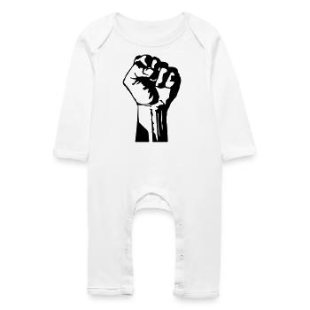 Faust - Baby Bio Strampler - Weiß - Vorne