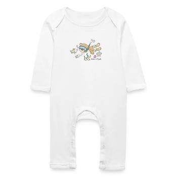 Snorkel Bears - Baby Organic Romper - white - Front
