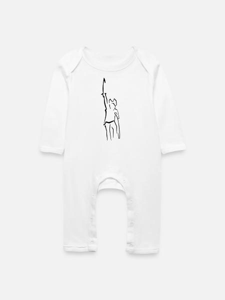 Hermann - Baby Bio Strampler - Weiß