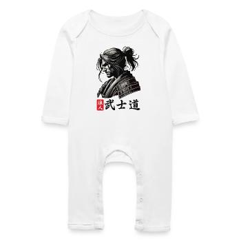 Bushido of Ronin - Baby Organic Romper - white - Front