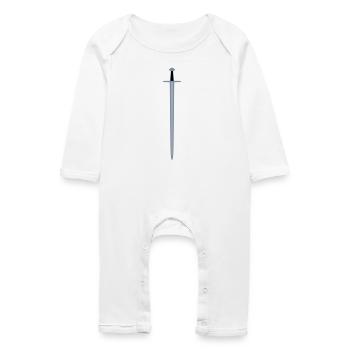 Épée - Grenouillère bio Bébé - blanc - Devant