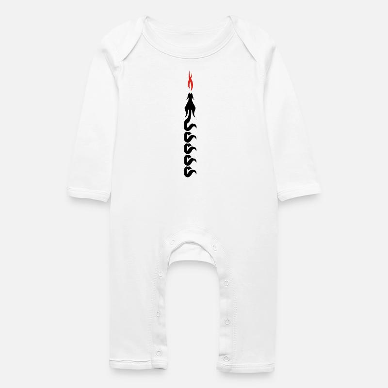 dragon - Grenouillère bio Bébé - blanc