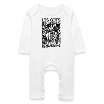 Bike Parks - Baby Organic Romper - white - Front