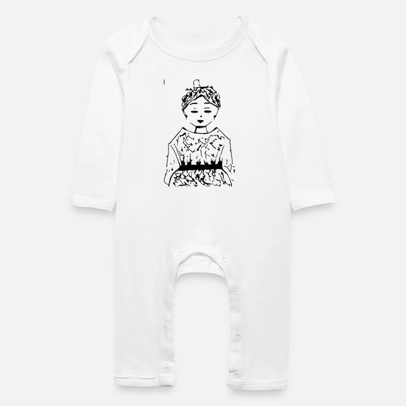 Sakura - Grenouillère bio Bébé - blanc