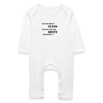 I am reduced to the best !! - Baby Organic Romper - white - Front
