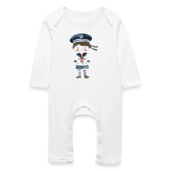 Sailor Comic Look - Baby Organic Romper - white - Front