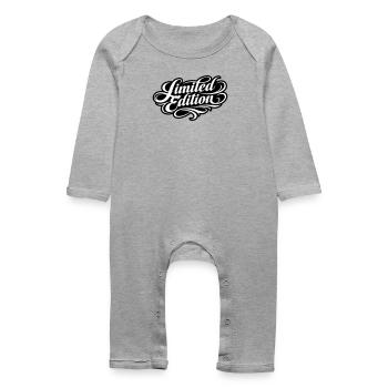 Édition limitée - Grenouillère bio Bébé - gris chiné - Devant