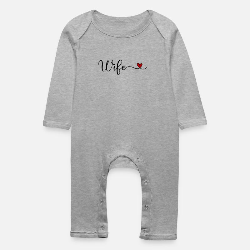 Femme - Grenouillère bio Bébé - gris chiné