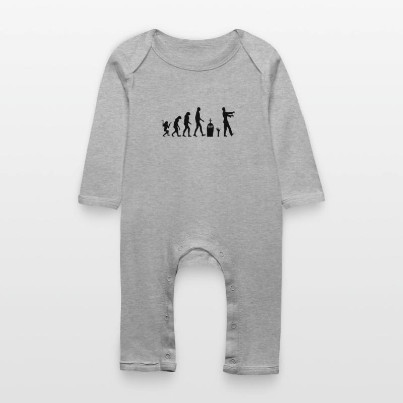 Zombie Evolution 2 Baby Organic Romper