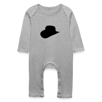 Hat - Baby Organic Romper - heather grey - Front