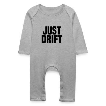 Just Drift - Baby Organic Romper - heather grey - Front
