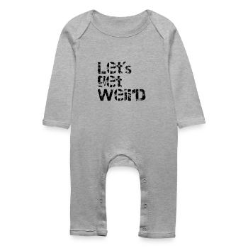 lets get weird - Grenouillère bio Bébé - gris chiné - Devant