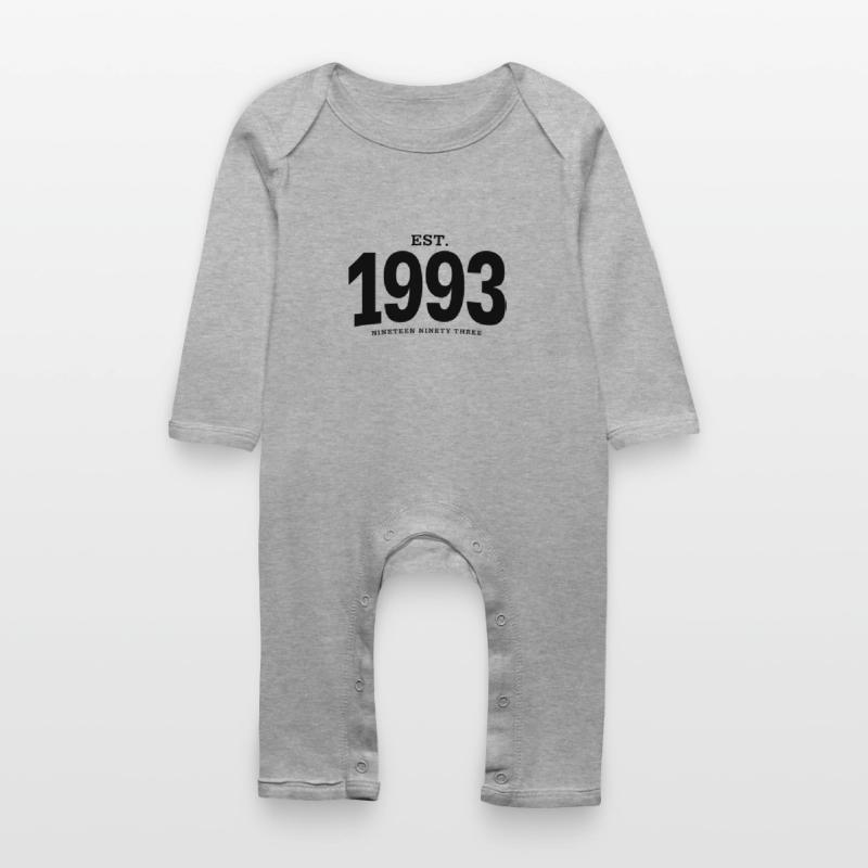 EST. 1993 Nineteen Ninety Three Baby Organic Romper