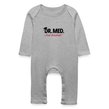 Medical doctor - Baby Organic Romper - heather grey - Front