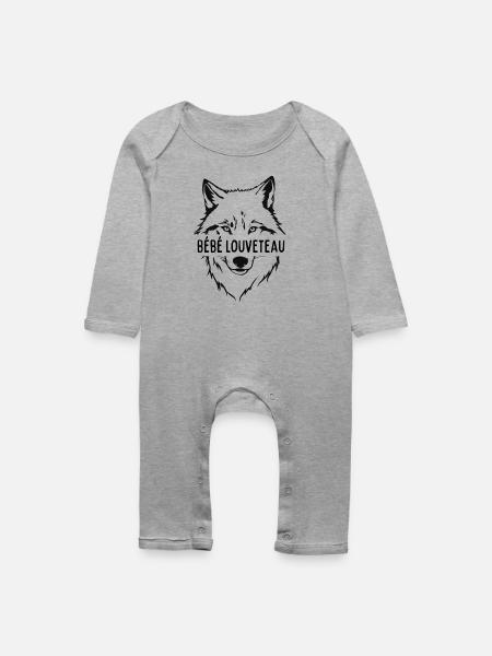 Baby Cub Scout - Baby Organic Romper - heather grey