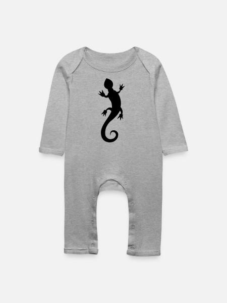 salamander - Baby Bio Strampler - Grau meliert