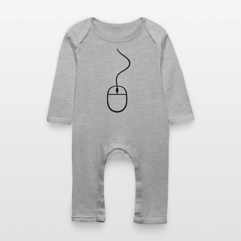 control mouse click computer cable pc computer onl Baby Organic Romper