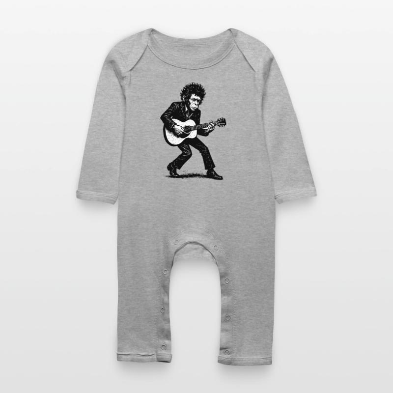 Auteur-compositeur-interprète | Le Singe Danseur Grenouillère bio Bébé