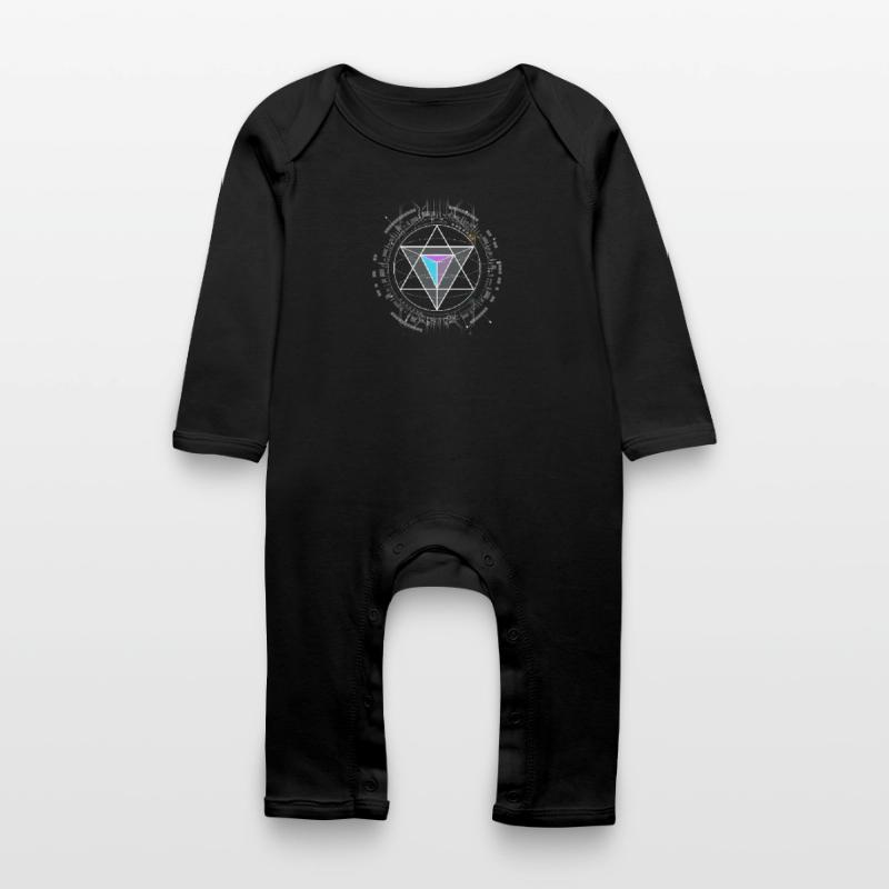 nerd cpu pyramid illuminati game wow hacker code Baby Organic Romper