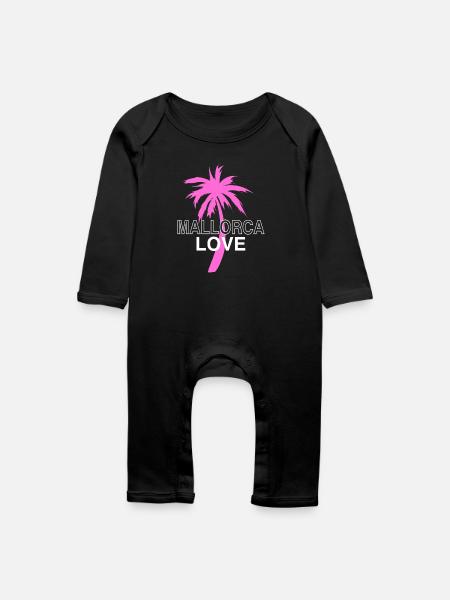 Mallorca - Baby Bio Strampler - Schwarz