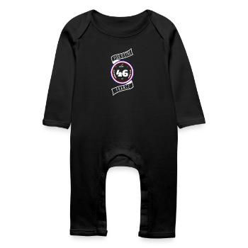Fier d'être du 46 - Grenouillère bio Bébé - noir - Devant