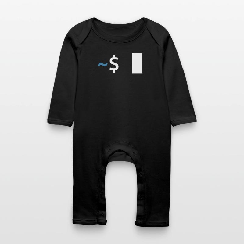 Linux Shell Command Baby Organic Romper