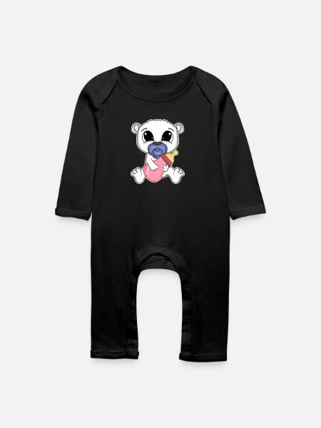 Baby Bär - Baby Bio Strampler - Schwarz