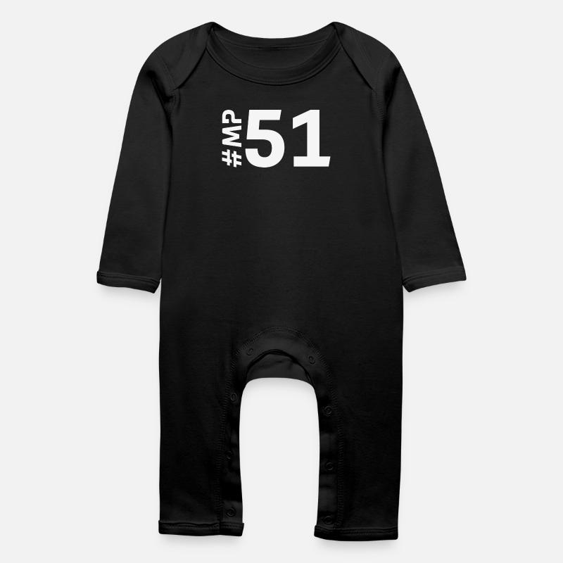 MP51-KARTON - Baby Bio Strampler - Schwarz