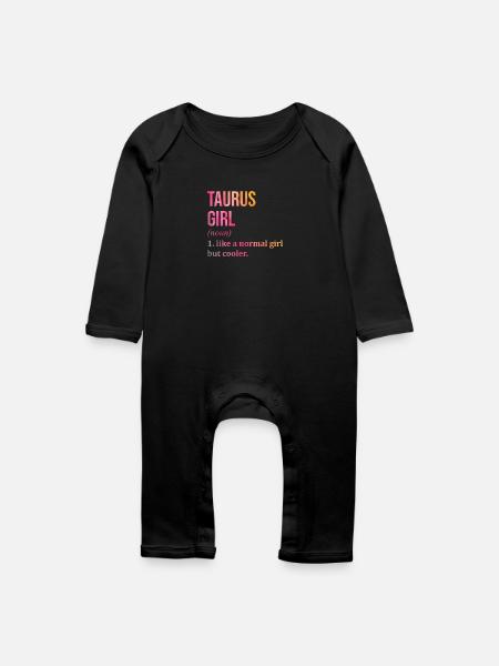 Stier, Stier, Stier, Stier - Baby Bio Strampler - Schwarz