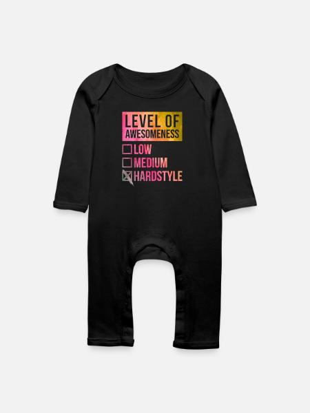 Hardstyle Hardstyle Hardstyle - Baby Bio Strampler - Schwarz