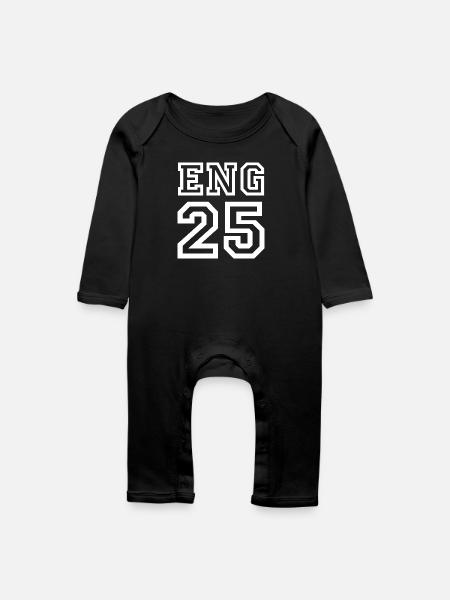 ENGLAND - Baby Bio Strampler - Schwarz