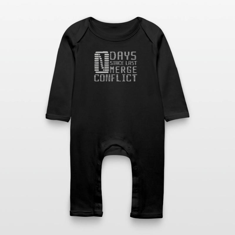 Merge Conflict Software Developer Developer geek Baby Organic Romper