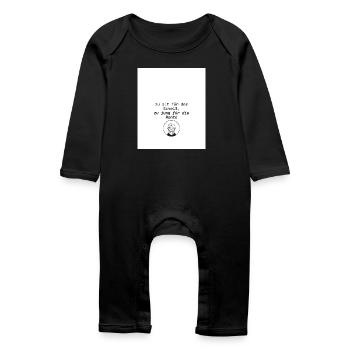 Age Sayings Humor Design - Baby Organic Romper - black - Front