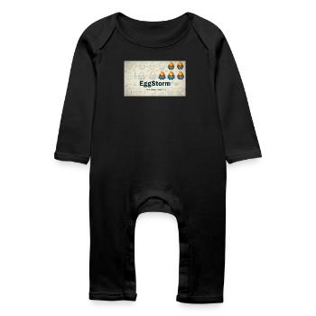 FireEgg Games Team - Baby Organic Romper - black - Front