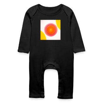 O_001 - Baby Organic Romper - black - Front