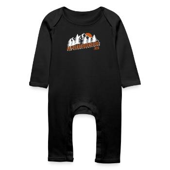 Traversée des Alpes 2026 - Randonnée - Grenouillère bio Bébé - noir - Devant