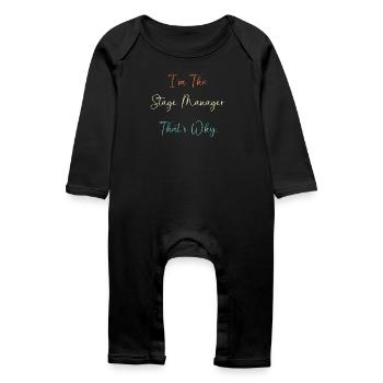Théâtre - Grenouillère bio Bébé - noir - Devant