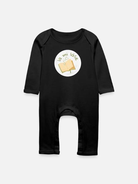 la mi läse - Baby Bio Strampler - Schwarz