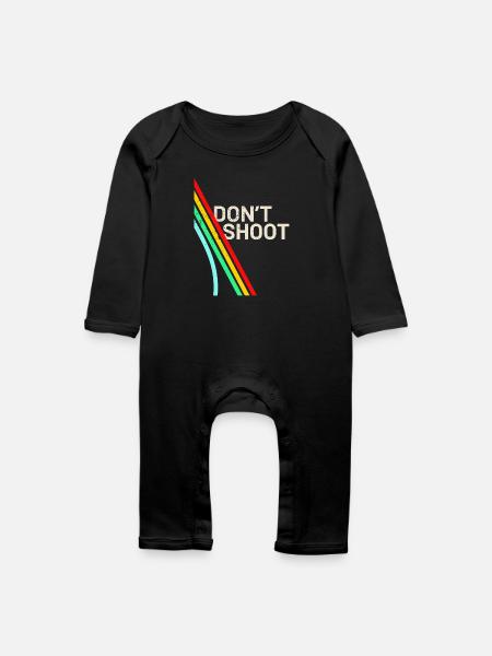 Arc Raiders - Don't Shoot - Baby Bio Strampler - Schwarz