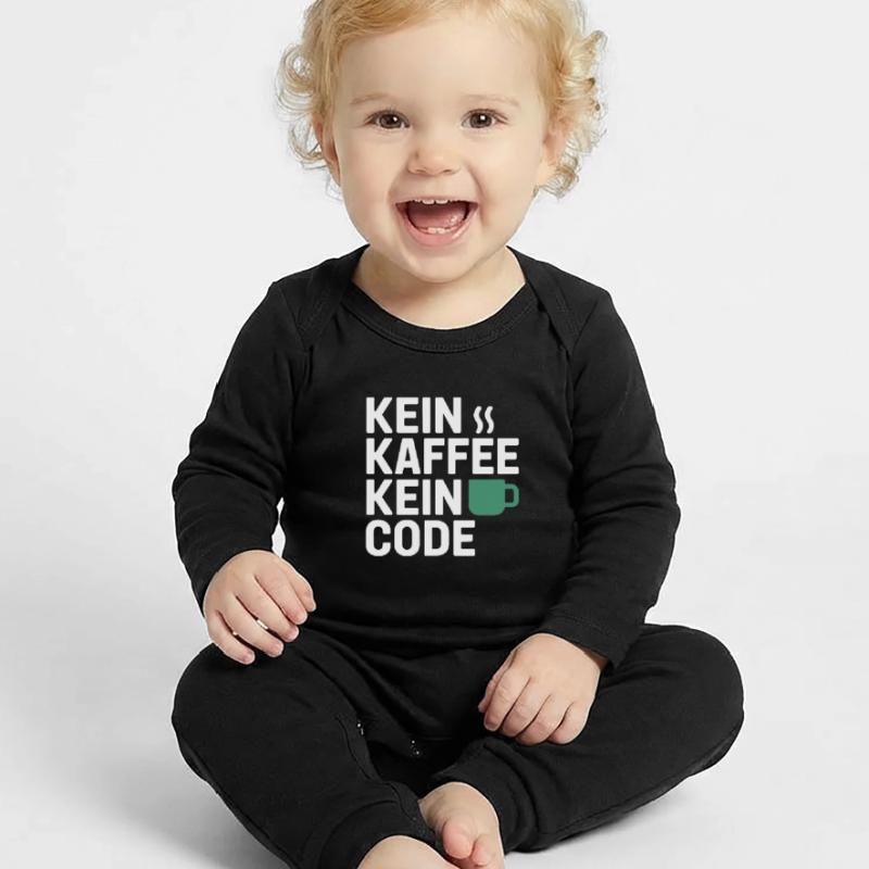 Kein Kaffee Kein Code Programmierer Informatiker Baby Bio Strampler