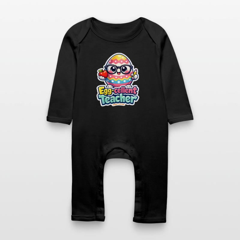 Egg Cellent Teacher Easter Egg Easter Baby Organic Romper